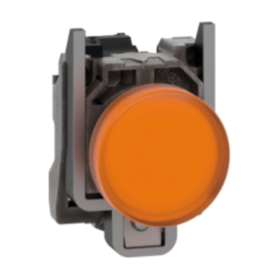 XB4BVM5 230V Yellow LED Pilot Light Complete - Online Electrical