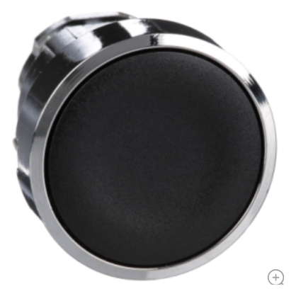 ZB4BA2 Black Push Button - Online Electrical