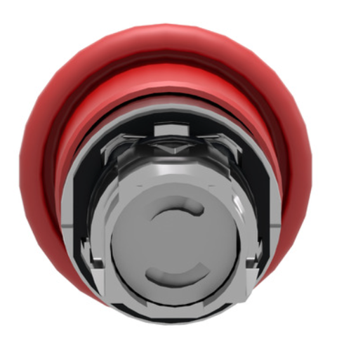 ZB4BC4 Red Mushroom Push Button Head