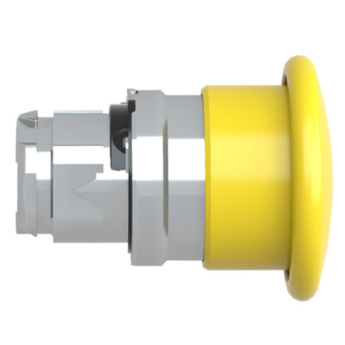ZB4BC5 Yellow Mushroom Push Button Head