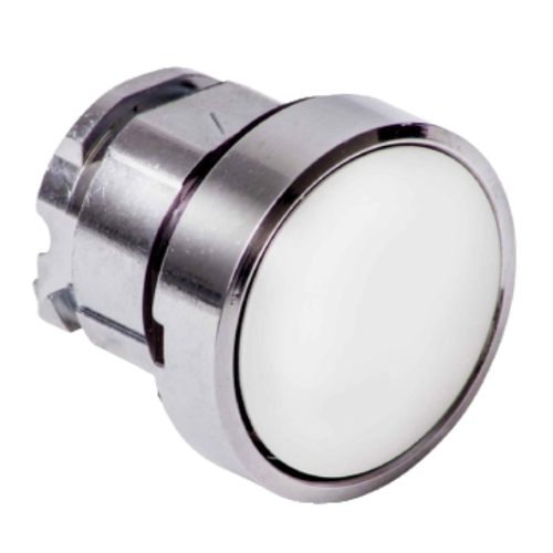 Head for non illuminated push button. Harmony XB4. white flush pushbutton Ø22 mm push unmarked