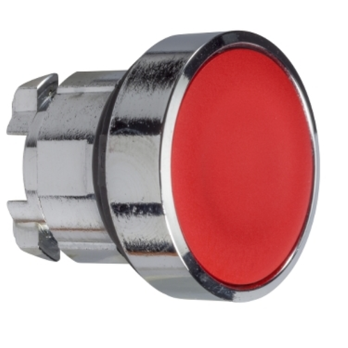 Harmony XB4. Push button head. metal. red. flush. Ø22. push-push. unmarked