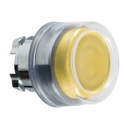ZB4BP5 Yellow Push Button Flush Head only