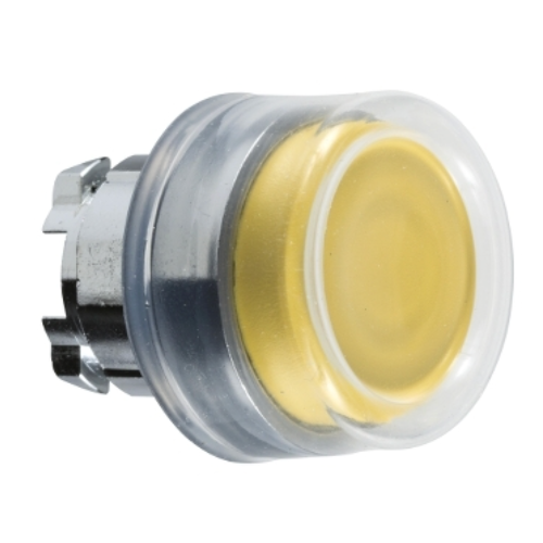ZB4BP5 Yellow Push Button Flush Head only
