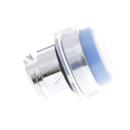 ZB4BP6 Blue Push Button Flush Head Booted