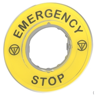 ZBY9320 Emergency Stop Legend - Online Electrical